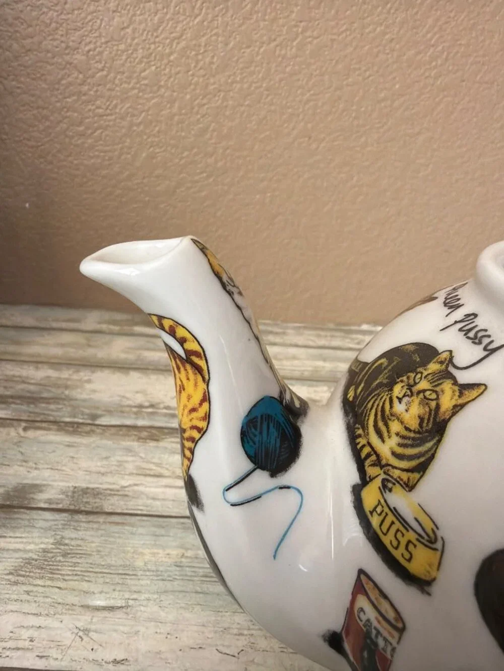 Paul Cardew Cat Kit-Tea Teapot Kitty Cat Where Have You Been Ceramic England - Picture 5 of 15